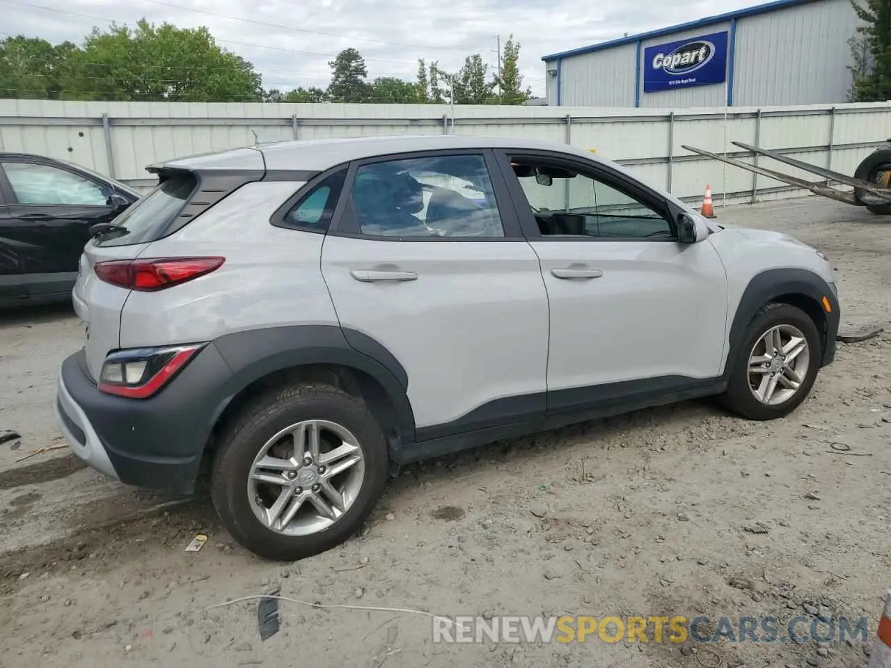 3 Photograph of a damaged car KM8K22AB6NU849740 HYUNDAI KONA 2022