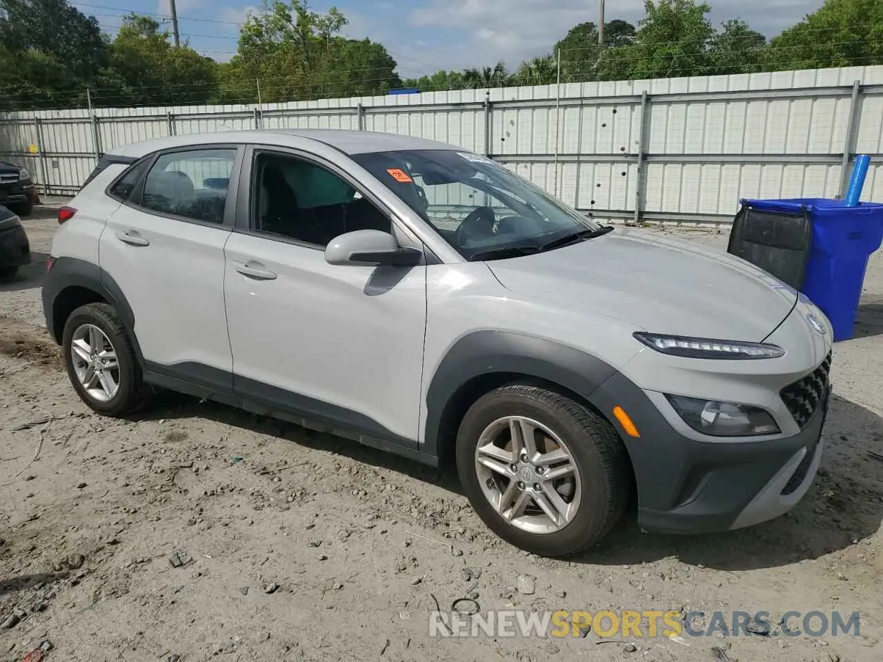 4 Photograph of a damaged car KM8K22AB6NU849740 HYUNDAI KONA 2022