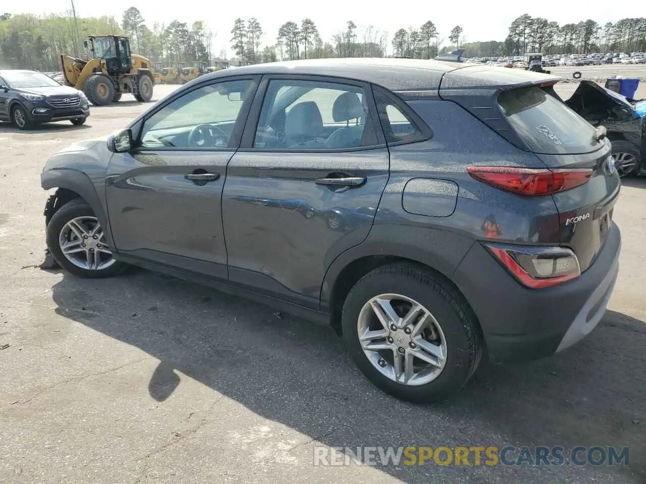 2 Photograph of a damaged car KM8K22AB8NU804699 HYUNDAI KONA 2022