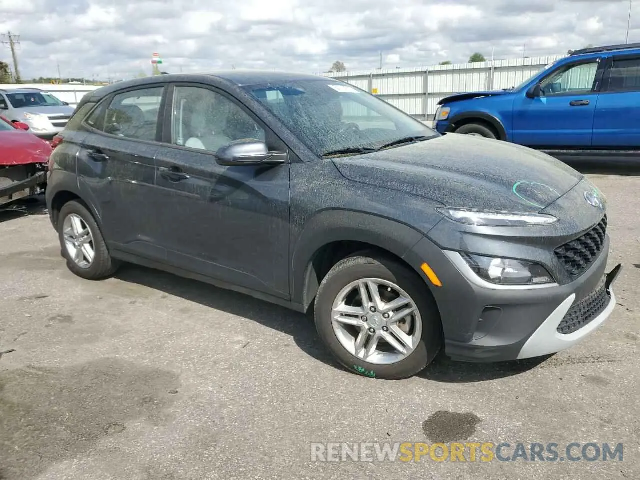 4 Photograph of a damaged car KM8K22AB8NU804699 HYUNDAI KONA 2022