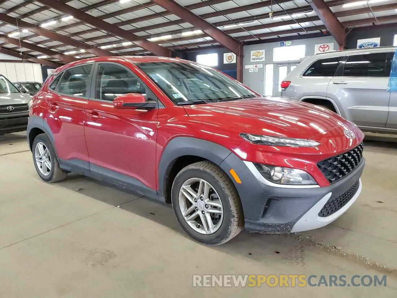 4 Photograph of a damaged car KM8K22AB8NU866586 HYUNDAI KONA 2022
