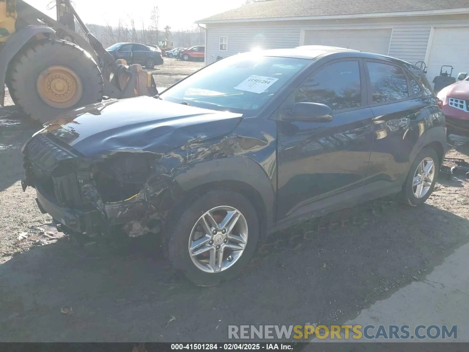 2 Photograph of a damaged car KM8K22AB9NU875233 HYUNDAI KONA 2022