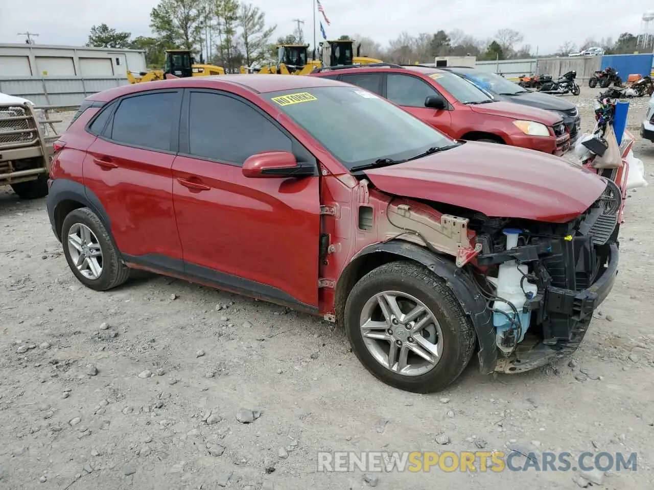 4 Photograph of a damaged car KM8K22ABXNU773228 HYUNDAI KONA 2022