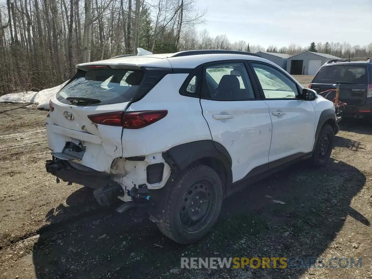 3 Photograph of a damaged car KM8K22ABXNU781216 HYUNDAI KONA 2022