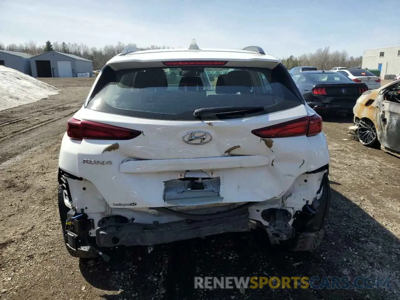6 Photograph of a damaged car KM8K22ABXNU781216 HYUNDAI KONA 2022