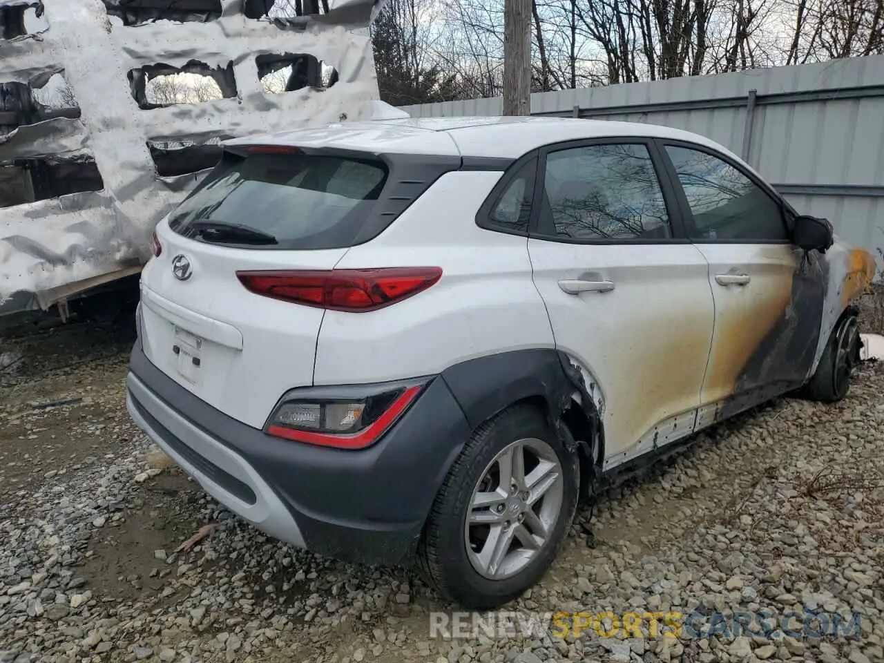3 Photograph of a damaged car KM8K22ABXNU871868 HYUNDAI KONA 2022