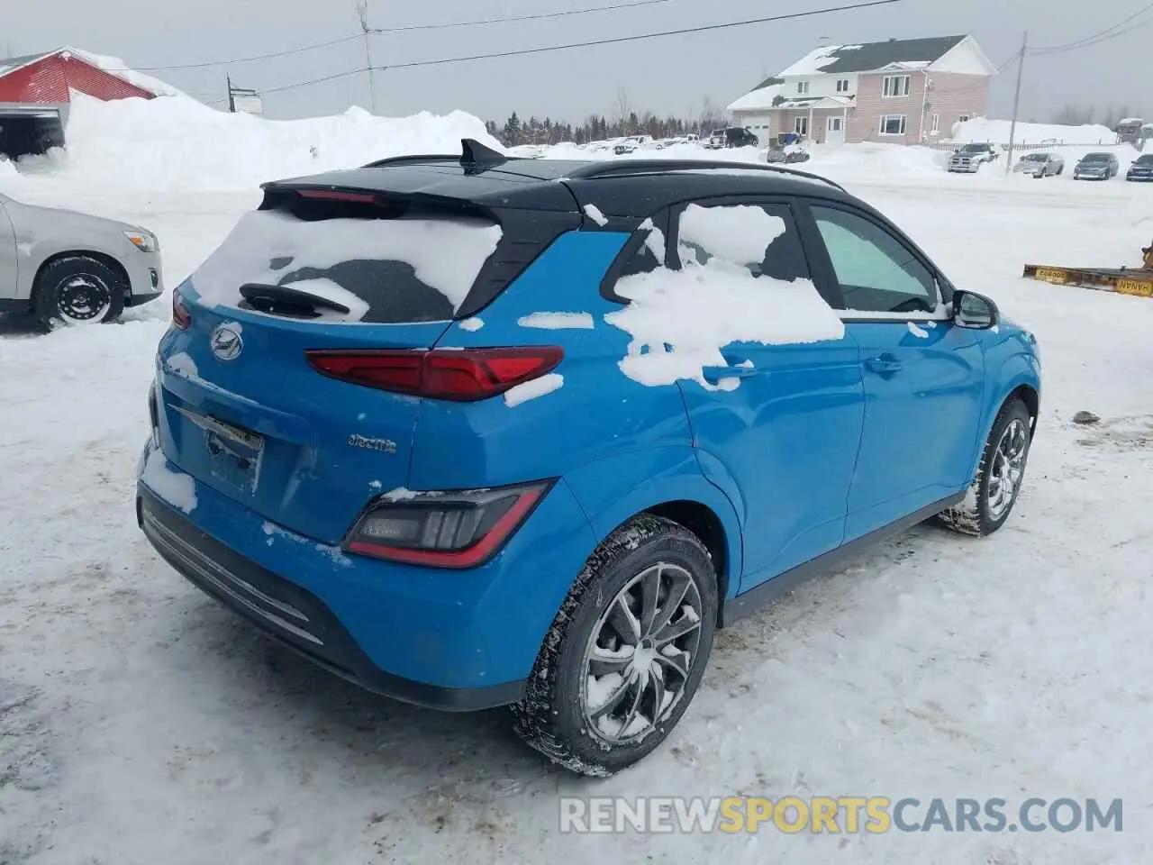 3 Photograph of a damaged car KM8K23AG5NU155073 HYUNDAI KONA 2022
