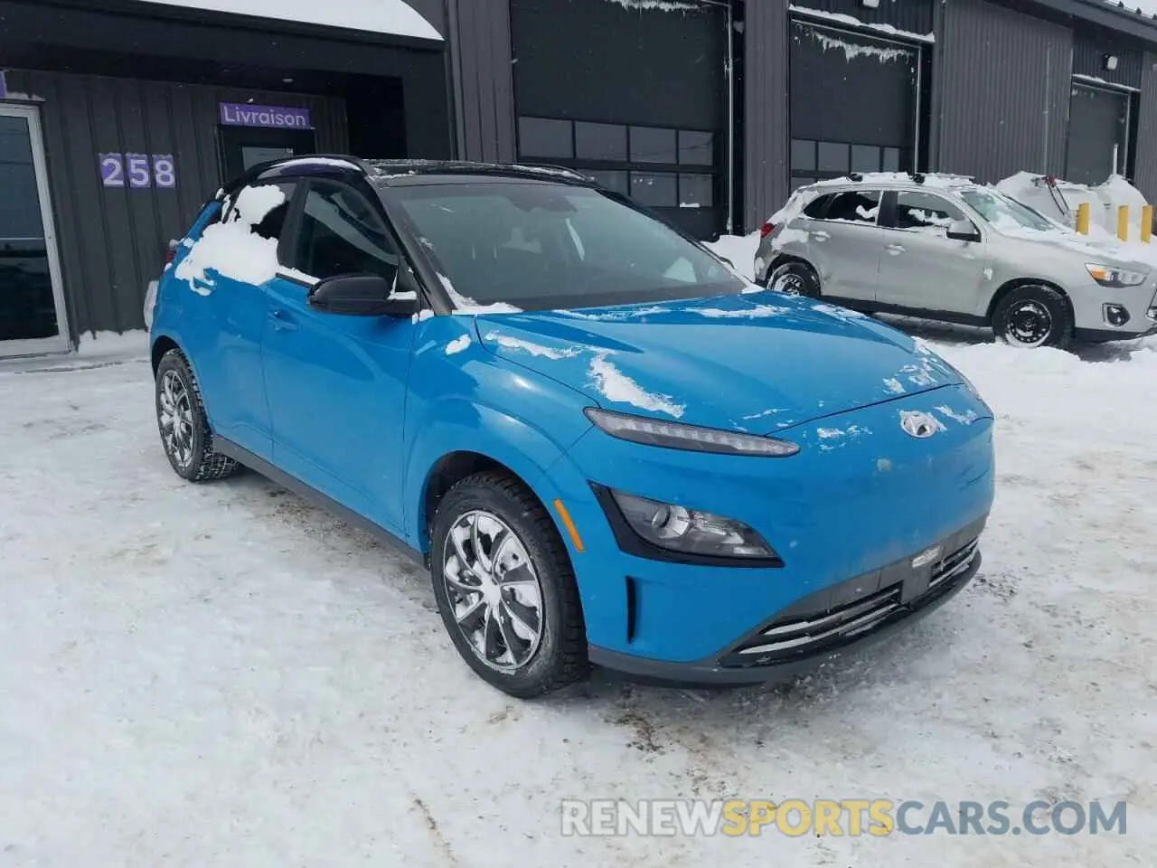 4 Photograph of a damaged car KM8K23AG5NU155073 HYUNDAI KONA 2022
