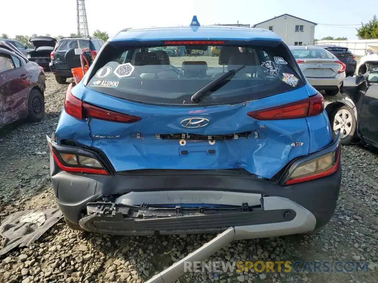 6 Photograph of a damaged car KM8K2CAB0NU866281 HYUNDAI KONA 2022