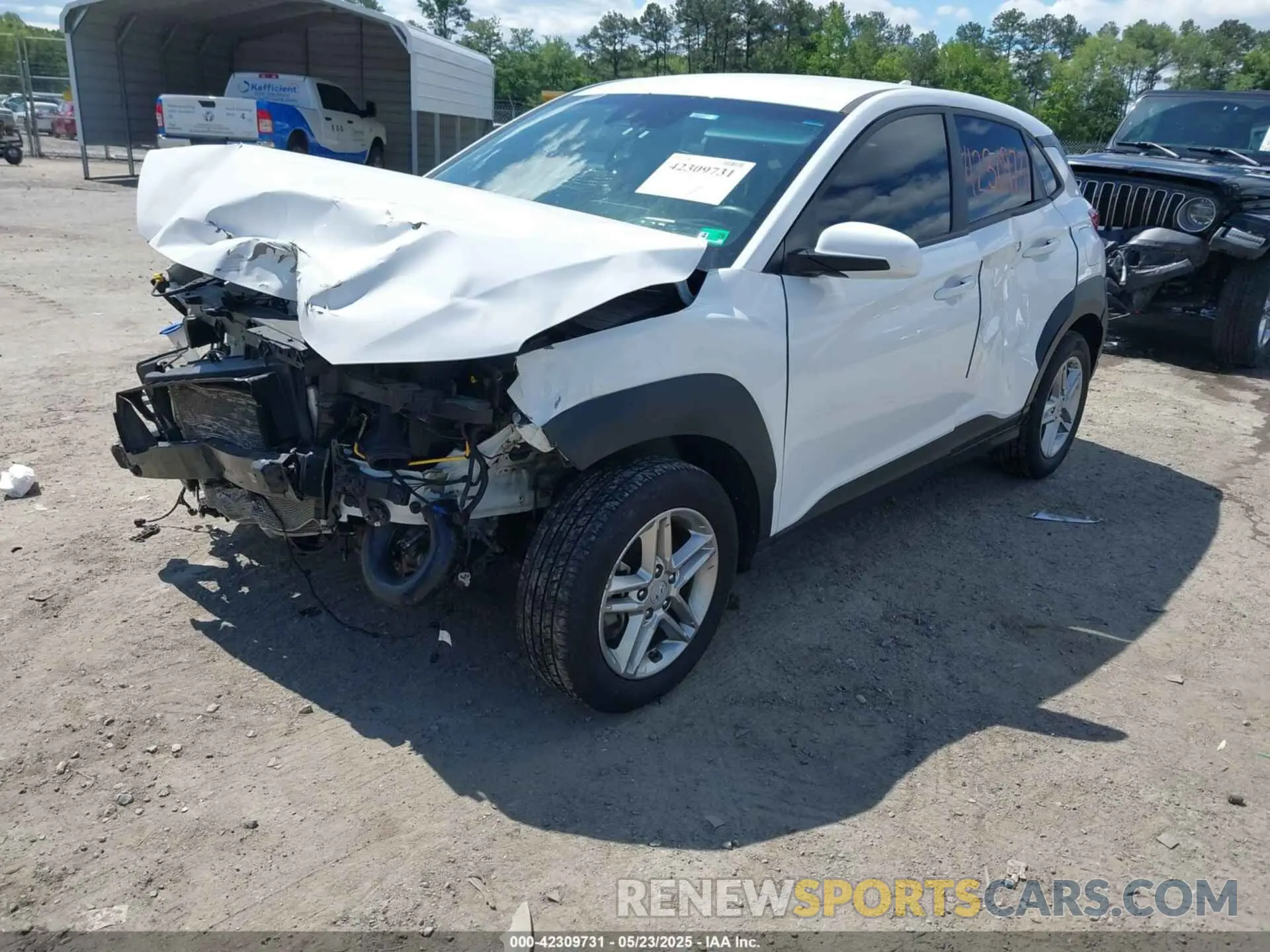 2 Photograph of a damaged car KM8K2CAB1NU825562 HYUNDAI KONA 2022