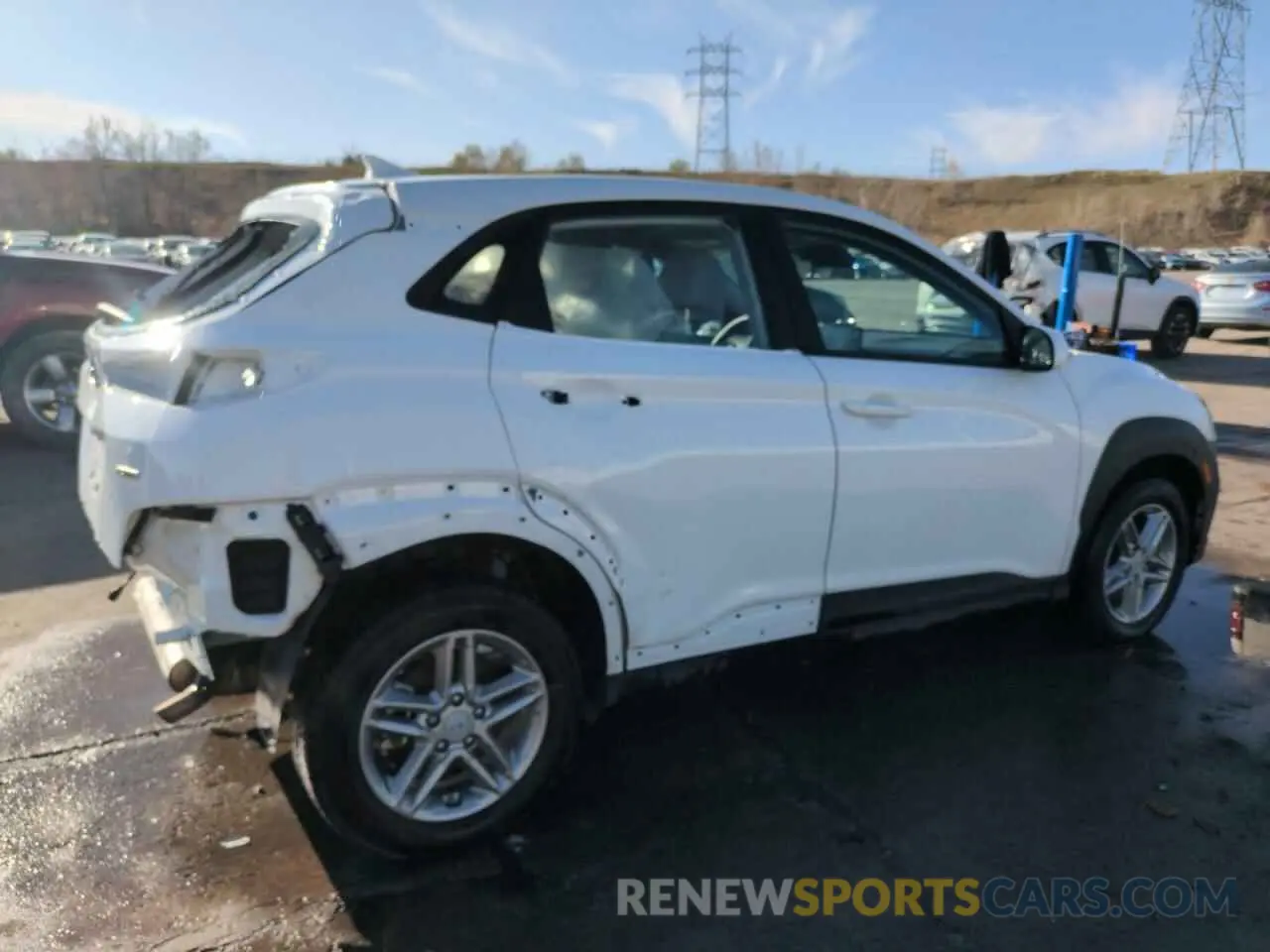 3 Photograph of a damaged car KM8K2CAB1NU830115 HYUNDAI KONA 2022