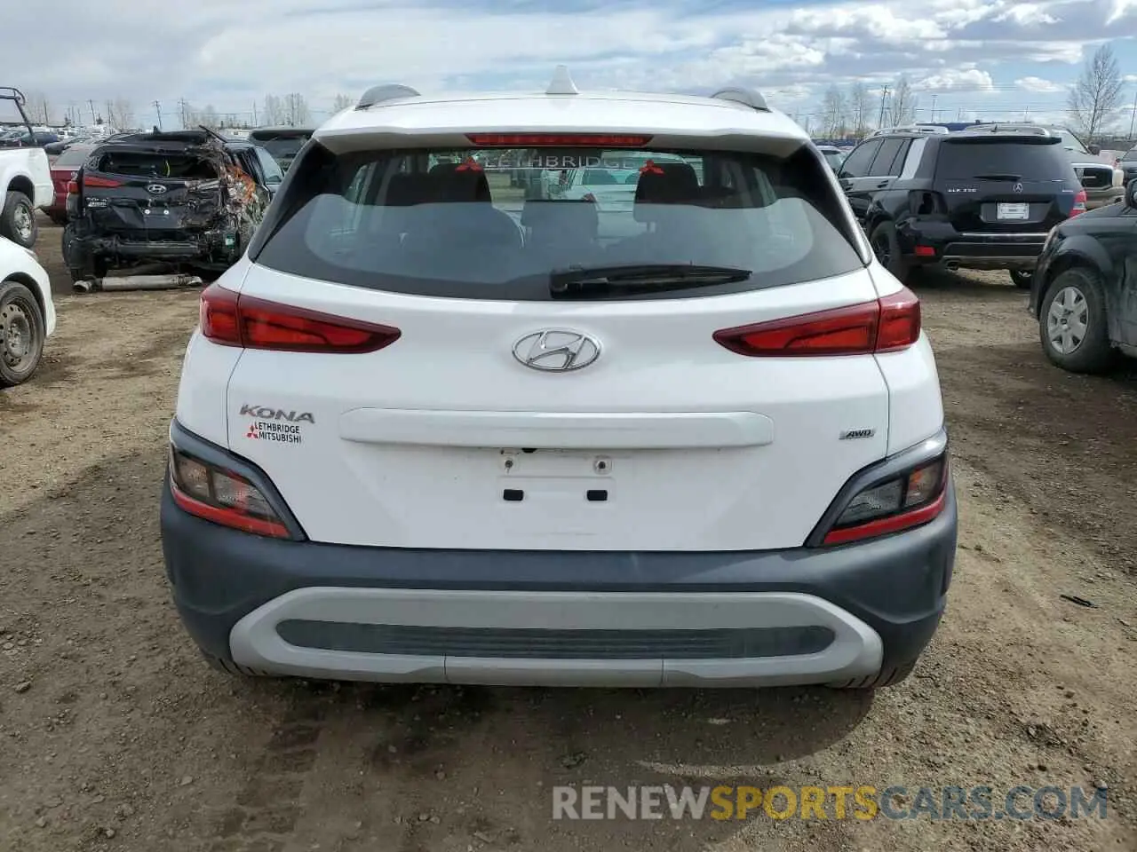 6 Photograph of a damaged car KM8K2CAB2NU863916 HYUNDAI KONA 2022