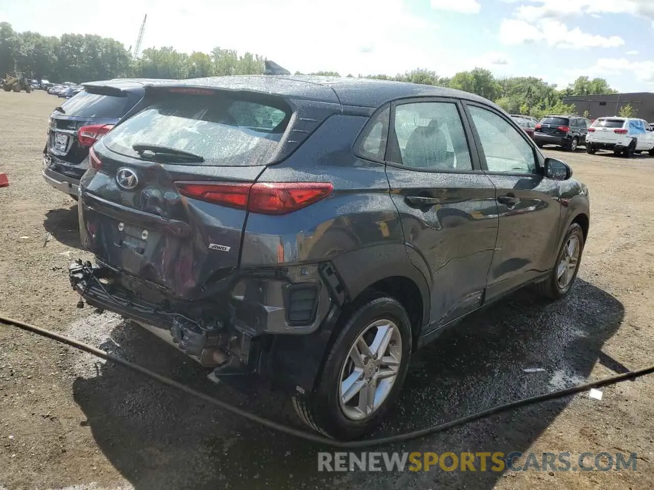3 Photograph of a damaged car KM8K2CAB3NU867764 HYUNDAI KONA 2022