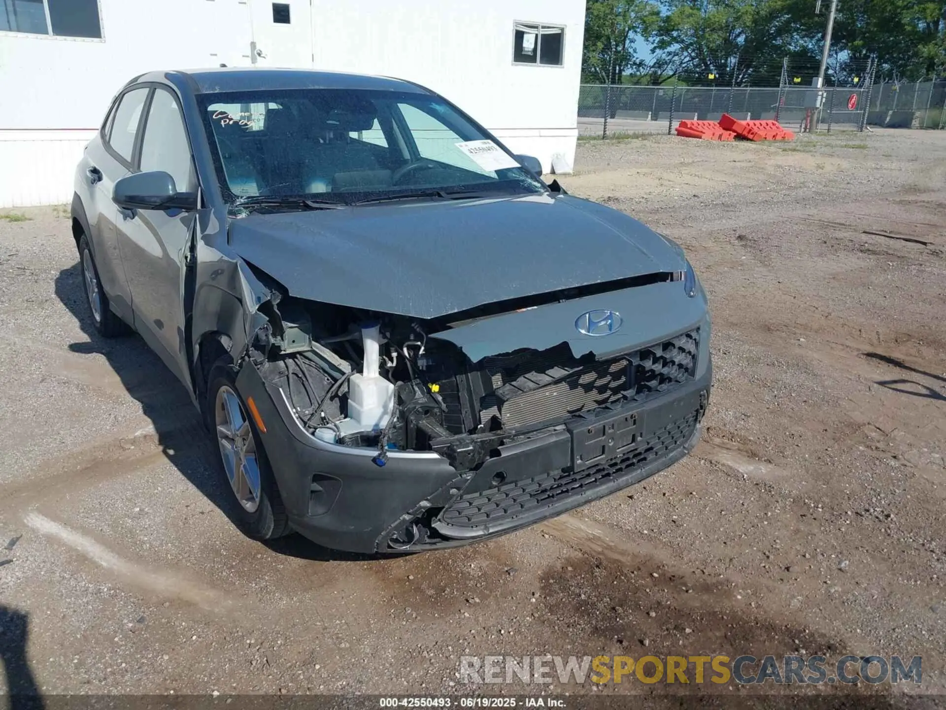 6 Photograph of a damaged car KM8K2CAB3NU876819 HYUNDAI KONA 2022