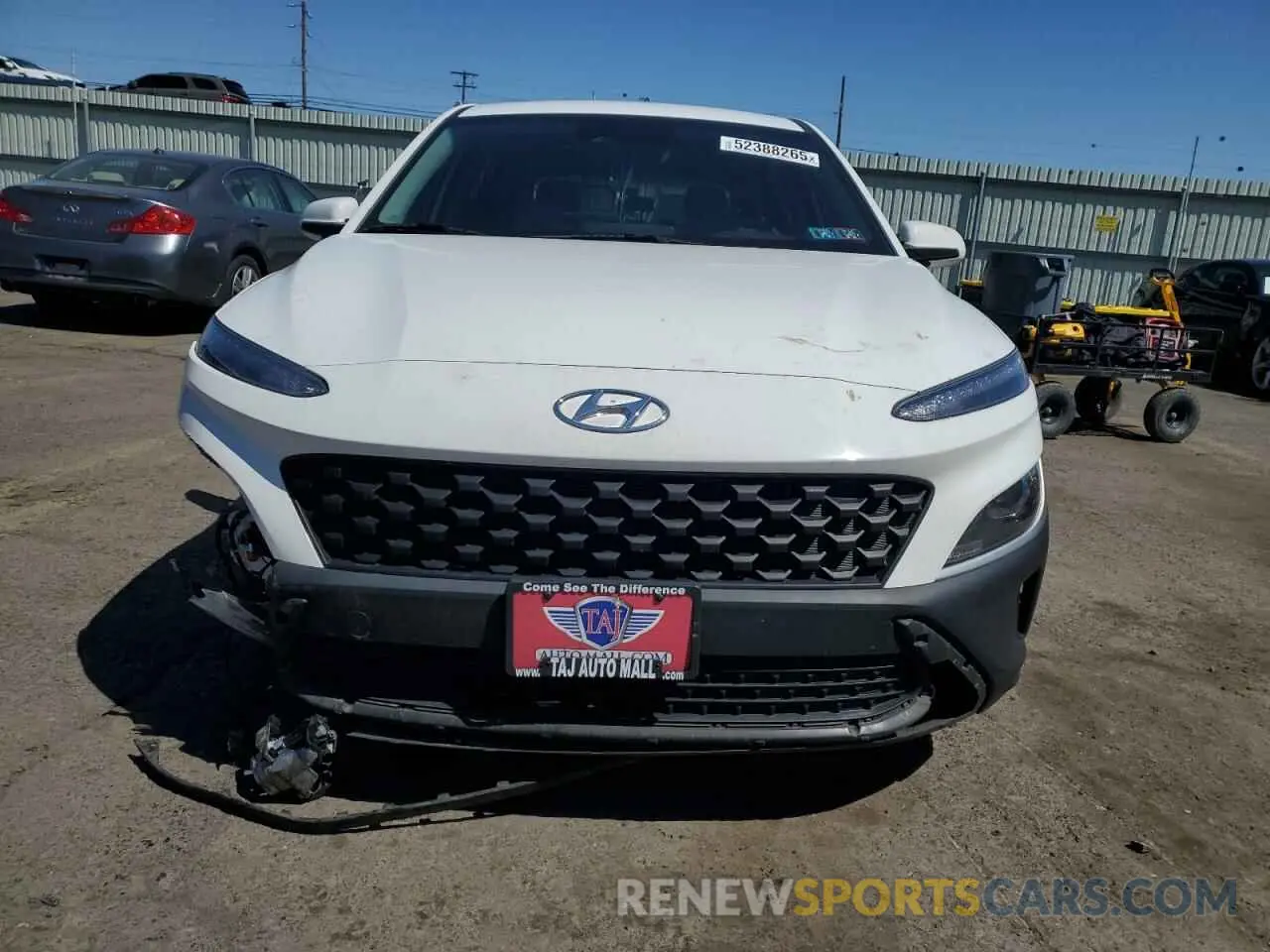 5 Photograph of a damaged car KM8K2CAB4NU764272 HYUNDAI KONA 2022