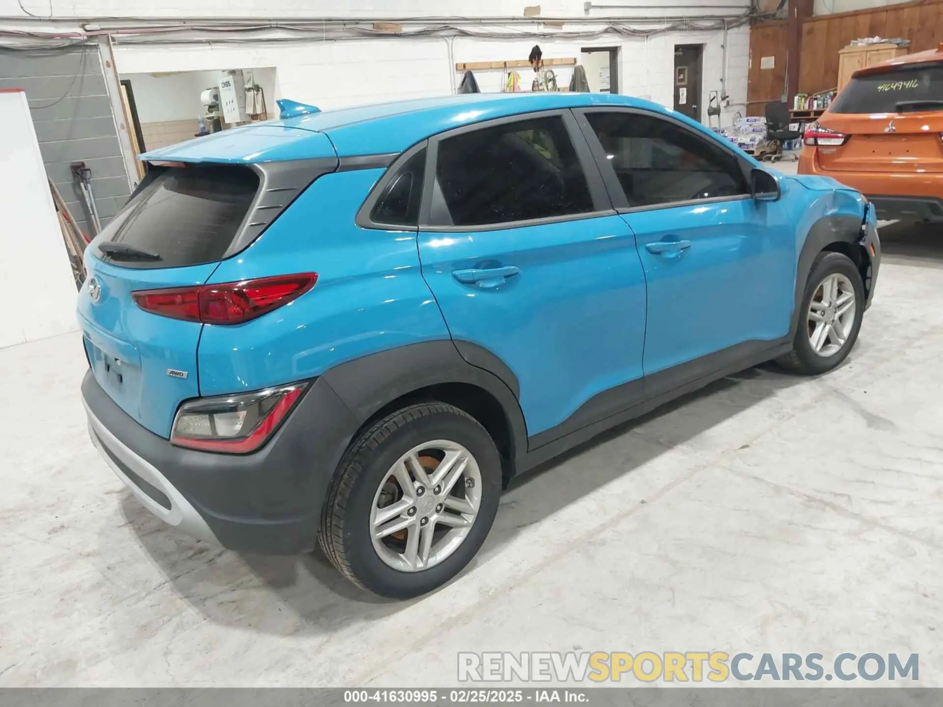 4 Photograph of a damaged car KM8K2CAB4NU878255 HYUNDAI KONA 2022