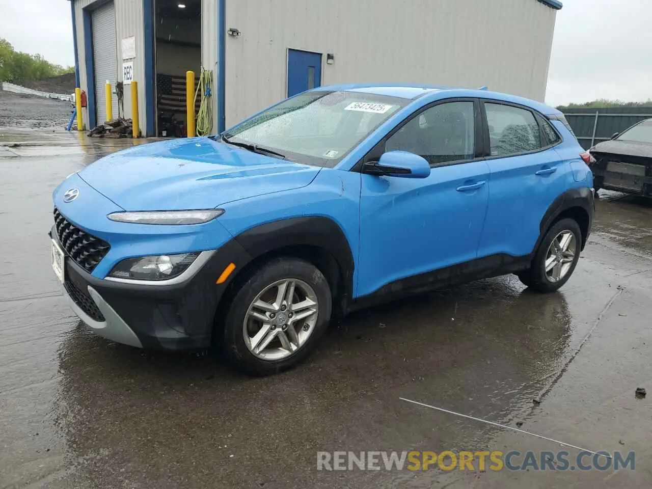 1 Photograph of a damaged car KM8K2CAB5NU842106 HYUNDAI KONA 2022