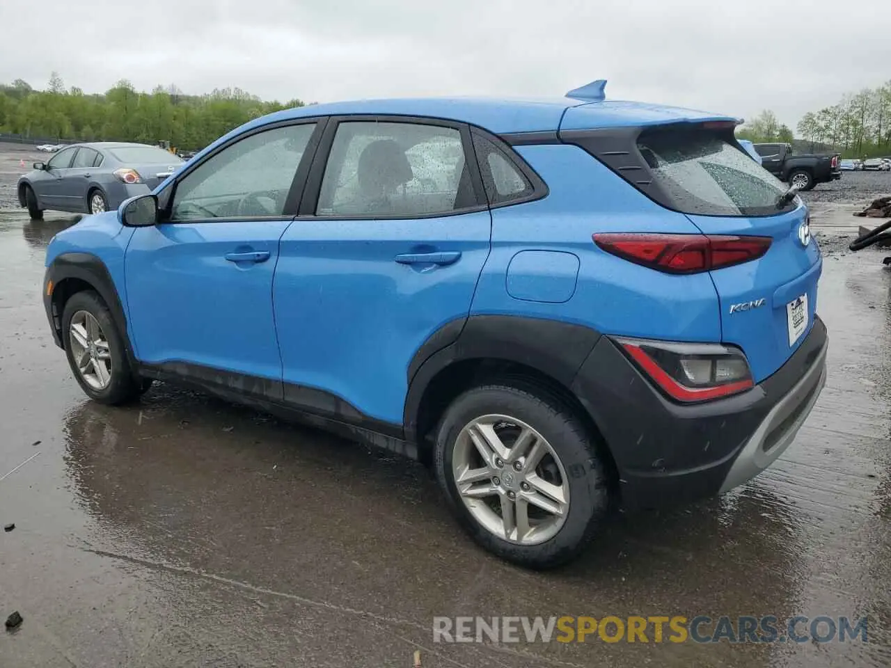 2 Photograph of a damaged car KM8K2CAB5NU842106 HYUNDAI KONA 2022