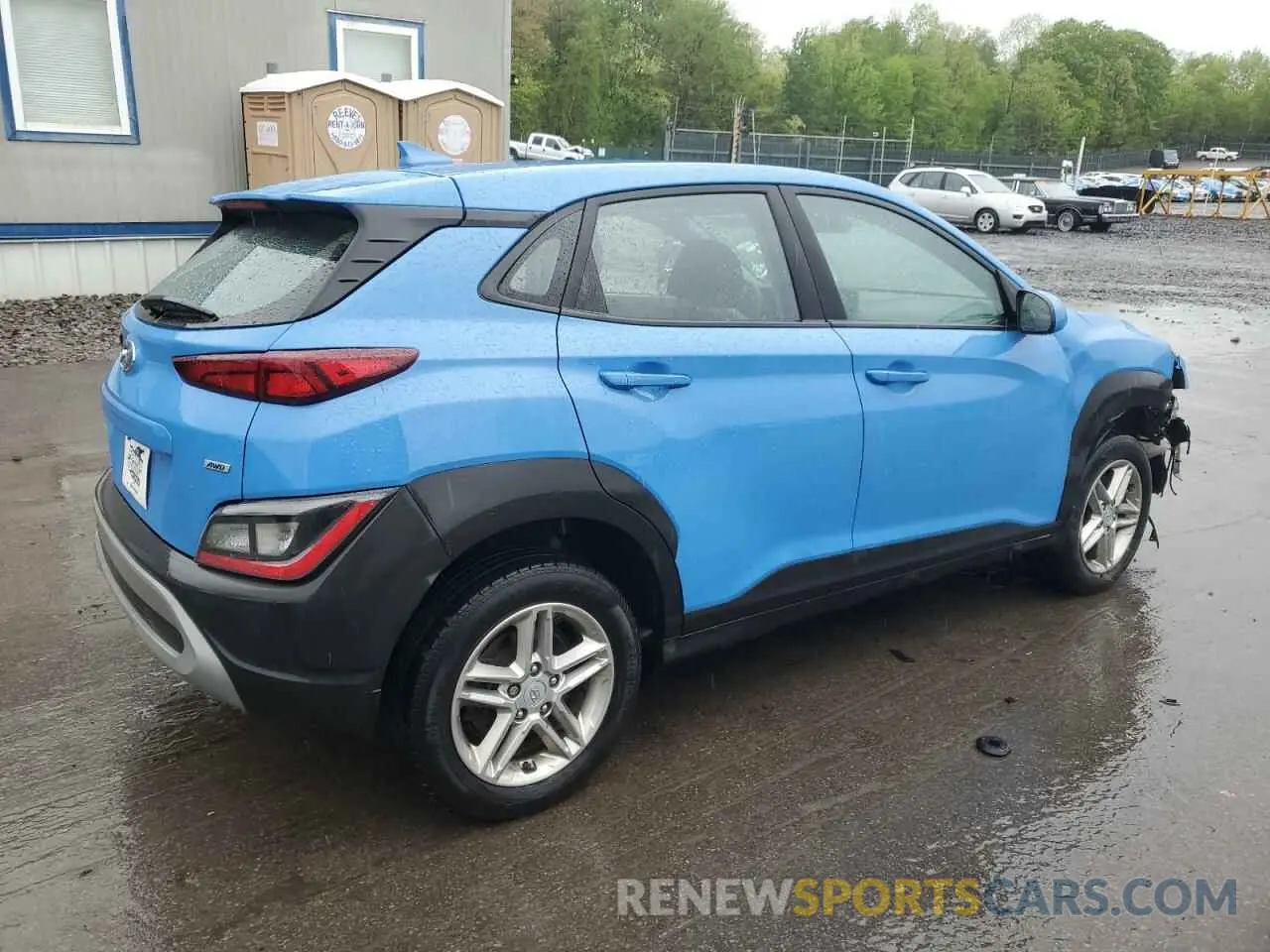 3 Photograph of a damaged car KM8K2CAB5NU842106 HYUNDAI KONA 2022