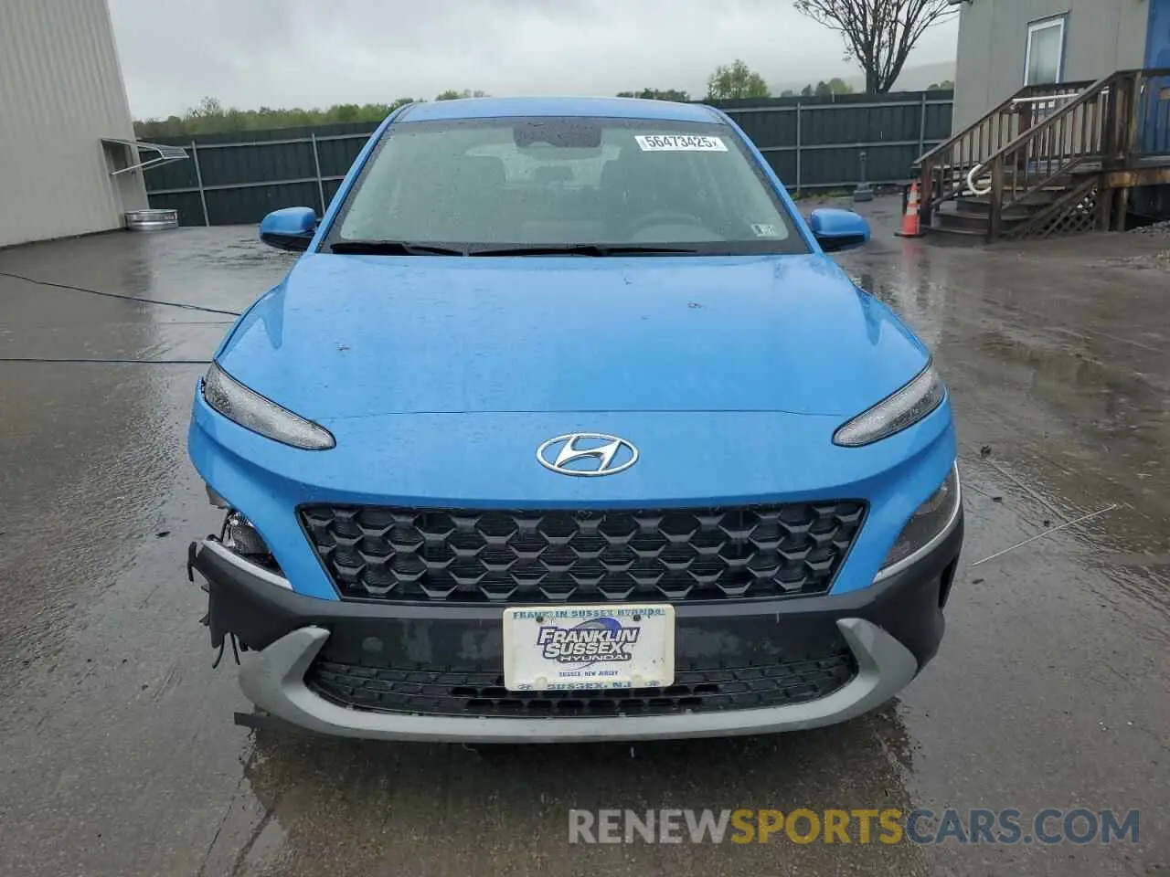 5 Photograph of a damaged car KM8K2CAB5NU842106 HYUNDAI KONA 2022