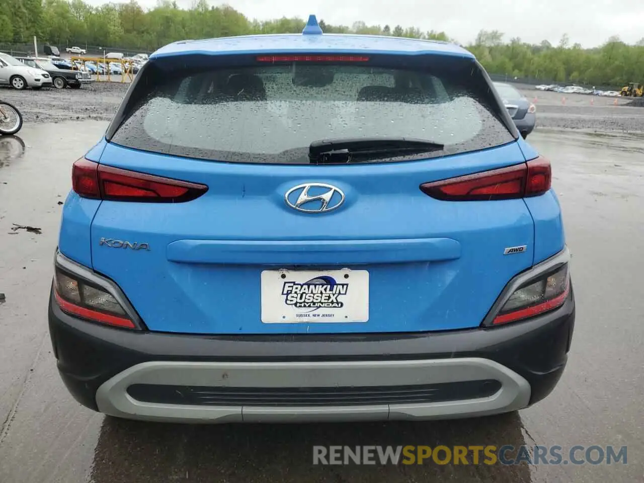 6 Photograph of a damaged car KM8K2CAB5NU842106 HYUNDAI KONA 2022