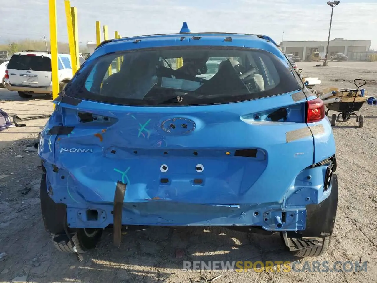 6 Photograph of a damaged car KM8K2CAB6NU891797 HYUNDAI KONA 2022