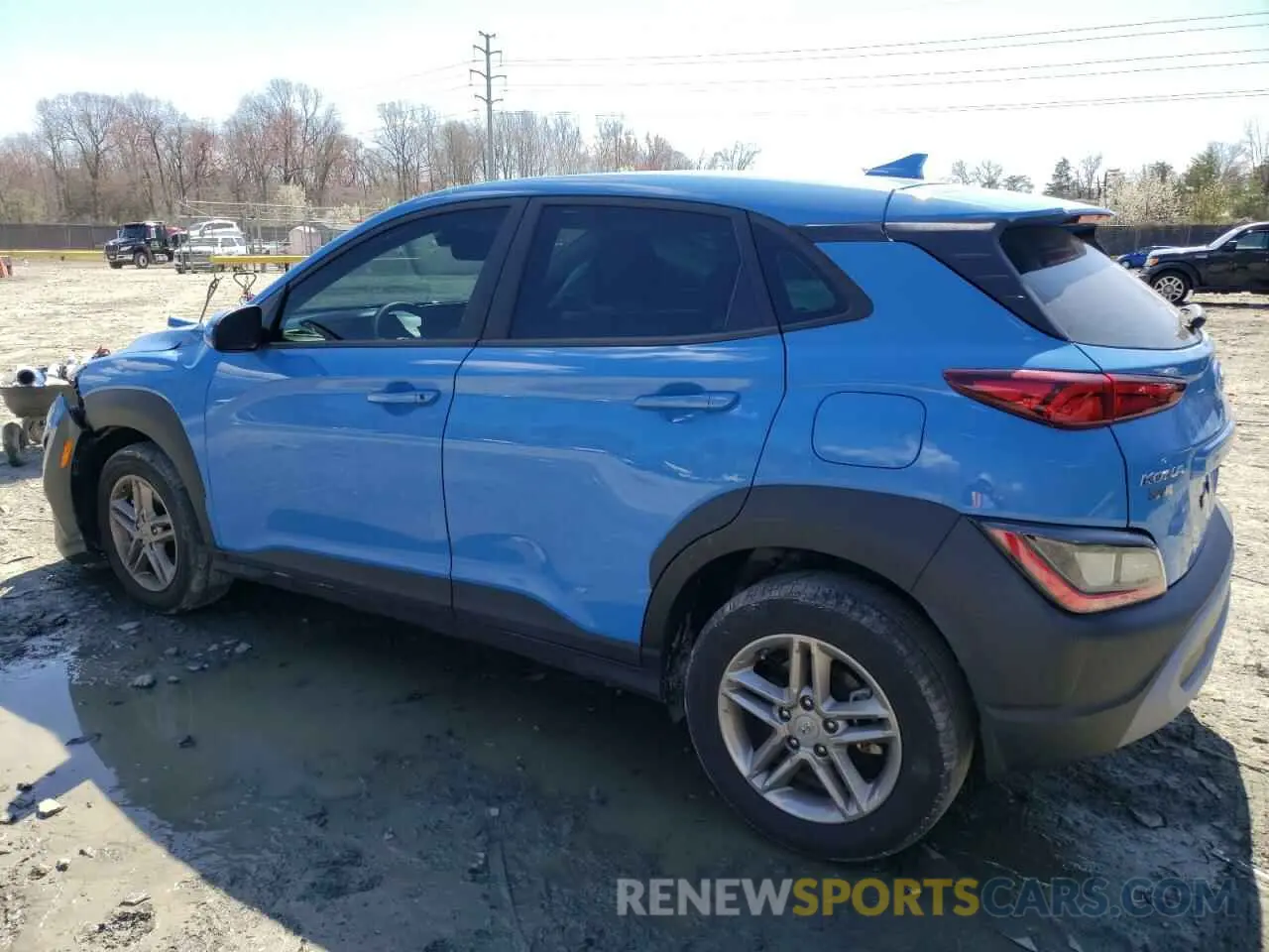 2 Photograph of a damaged car KM8K2CAB8NU797436 HYUNDAI KONA 2022