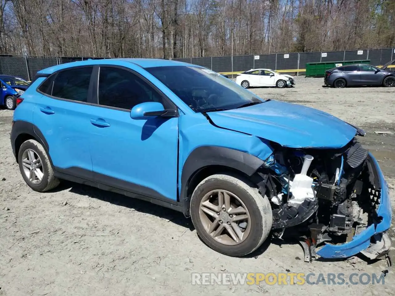 4 Photograph of a damaged car KM8K2CAB8NU797436 HYUNDAI KONA 2022