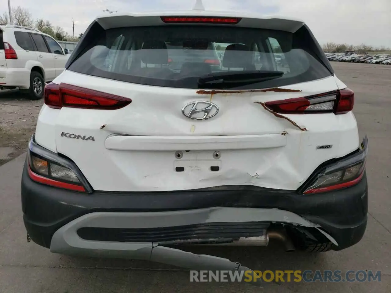 6 Photograph of a damaged car KM8K2CAB8NU815630 HYUNDAI KONA 2022