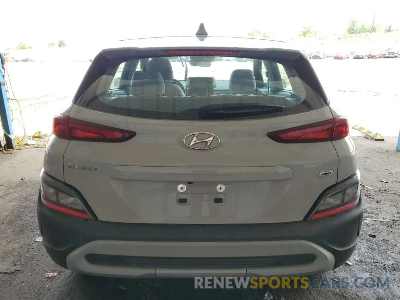 6 Photograph of a damaged car KM8K2CAB9NU908284 HYUNDAI KONA 2022