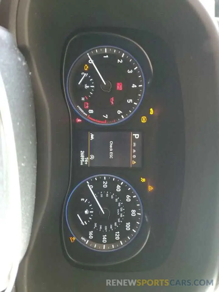 9 Photograph of a damaged car KM8K2CAB9NU908284 HYUNDAI KONA 2022