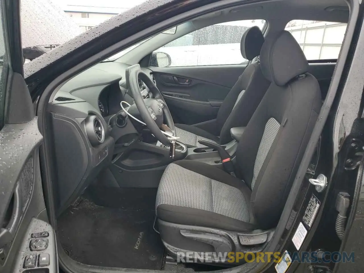 7 Photograph of a damaged car KM8K2CABXNU801843 HYUNDAI KONA 2022