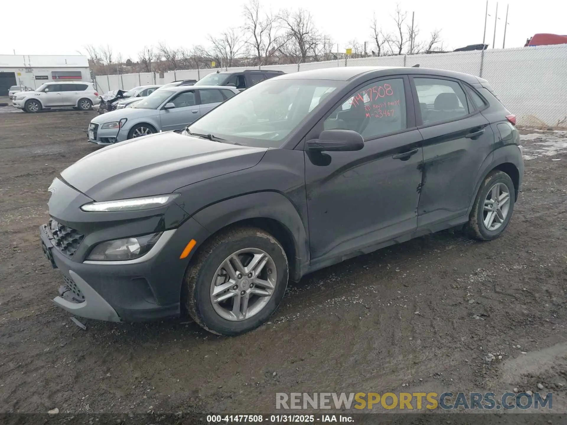 2 Photograph of a damaged car KM8K2CABXNU872332 HYUNDAI KONA 2022