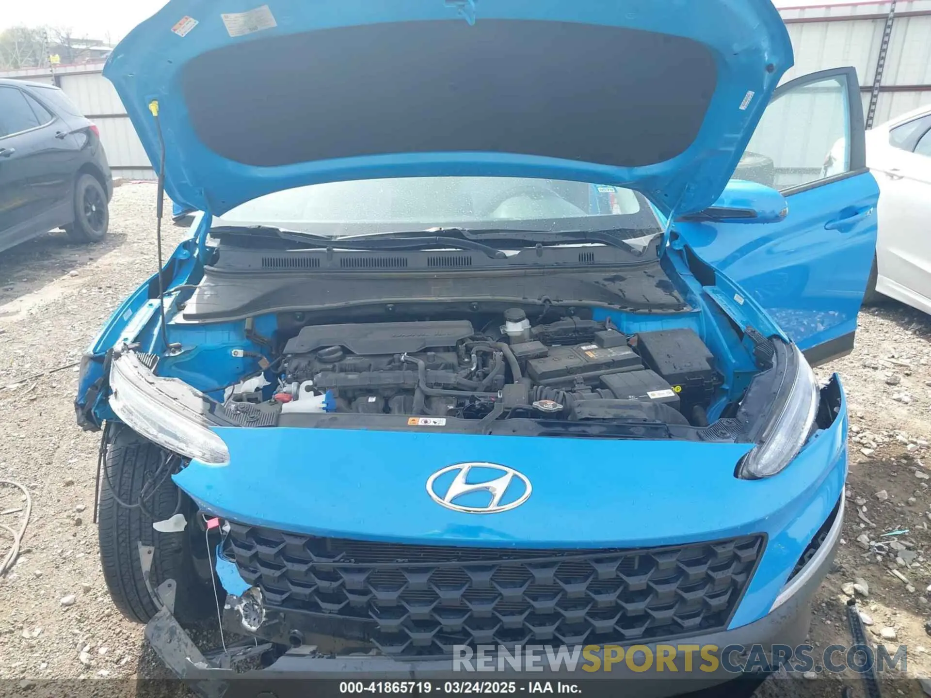 10 Photograph of a damaged car KM8K32AB2NU765962 HYUNDAI KONA 2022