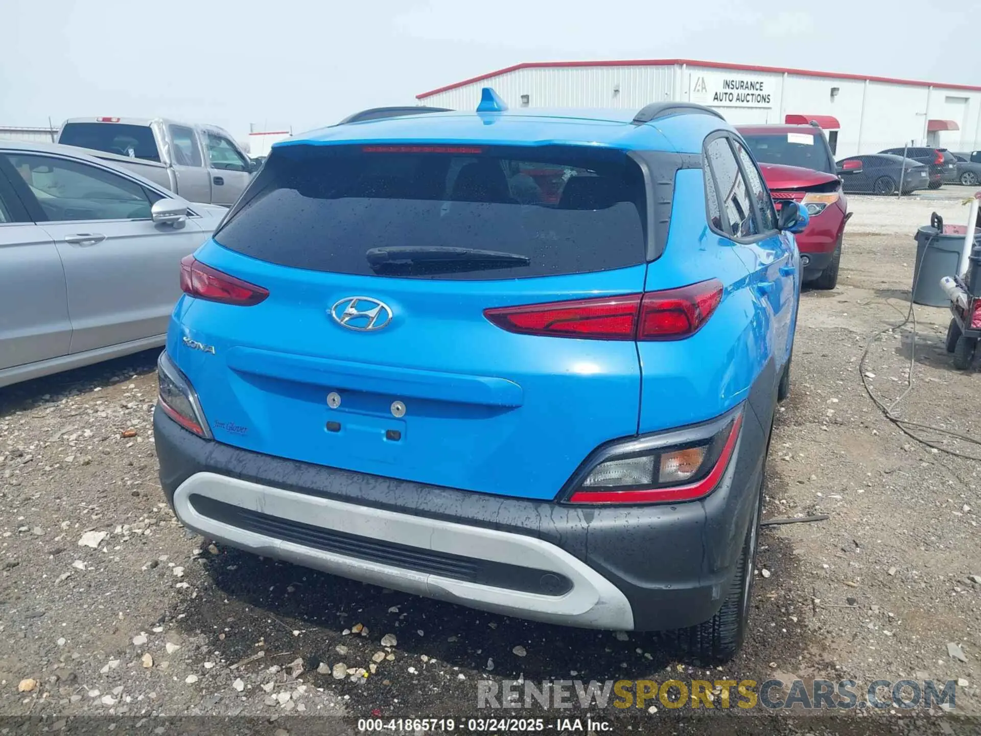 4 Photograph of a damaged car KM8K32AB2NU765962 HYUNDAI KONA 2022