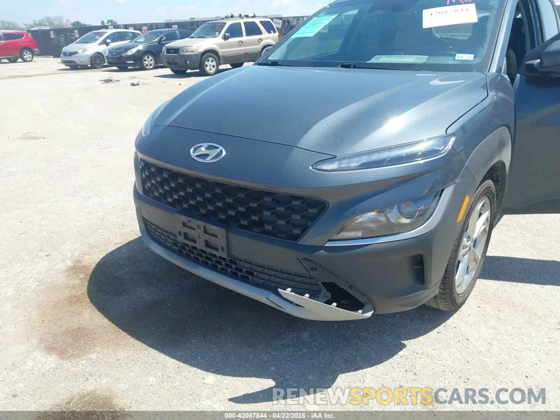 6 Photograph of a damaged car KM8K32AB2NU891934 HYUNDAI KONA 2022