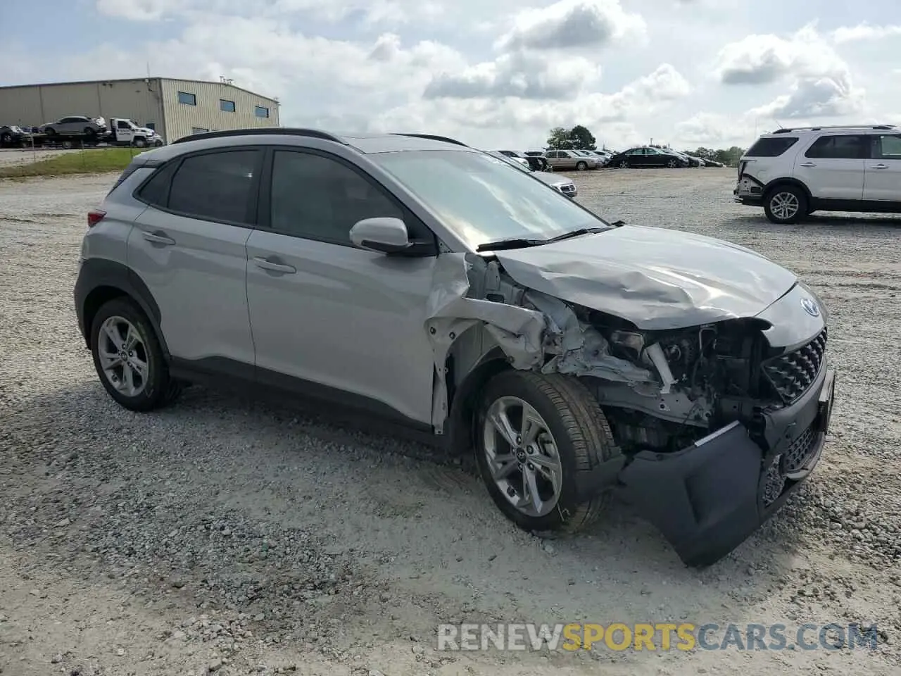4 Photograph of a damaged car KM8K32AB3NU794158 HYUNDAI KONA 2022