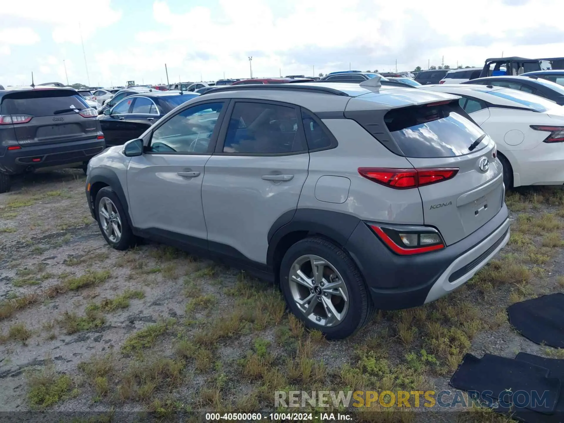 3 Photograph of a damaged car KM8K32AB6NU766385 HYUNDAI KONA 2022