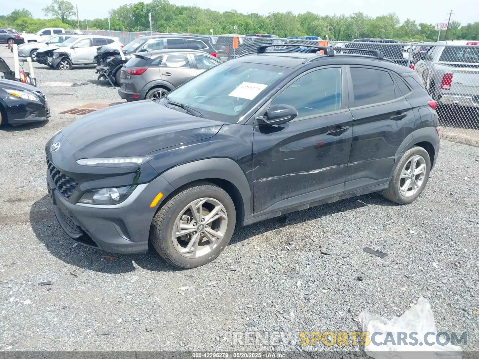 2 Photograph of a damaged car KM8K32AB6NU857401 HYUNDAI KONA 2022
