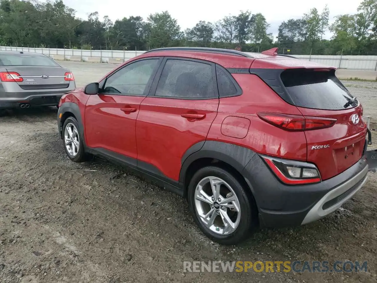2 Photograph of a damaged car KM8K32AB7NU878788 HYUNDAI KONA 2022
