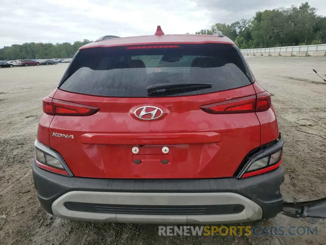 6 Photograph of a damaged car KM8K32AB7NU878788 HYUNDAI KONA 2022