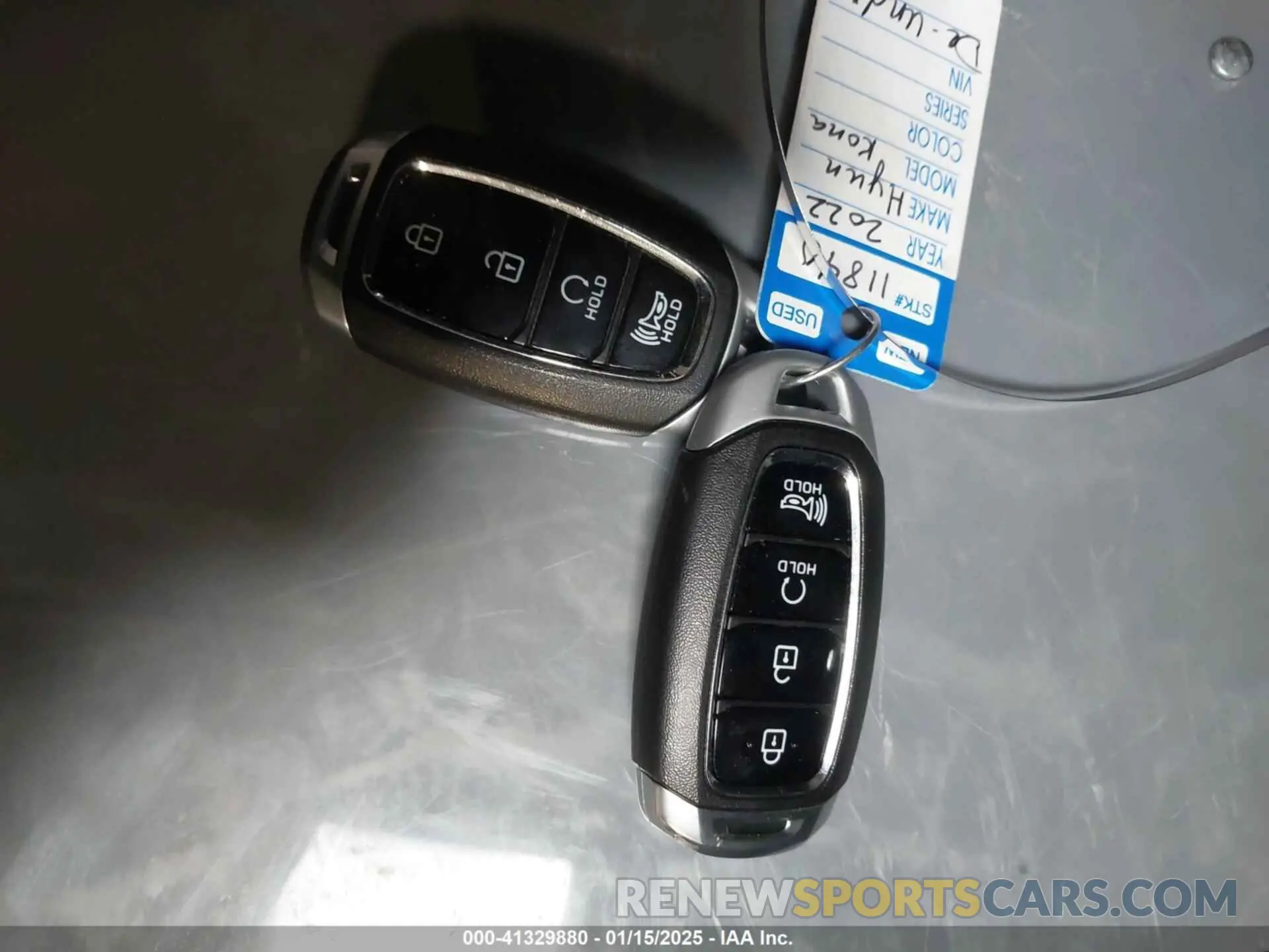 11 Photograph of a damaged car KM8K32AB7NU891234 HYUNDAI KONA 2022