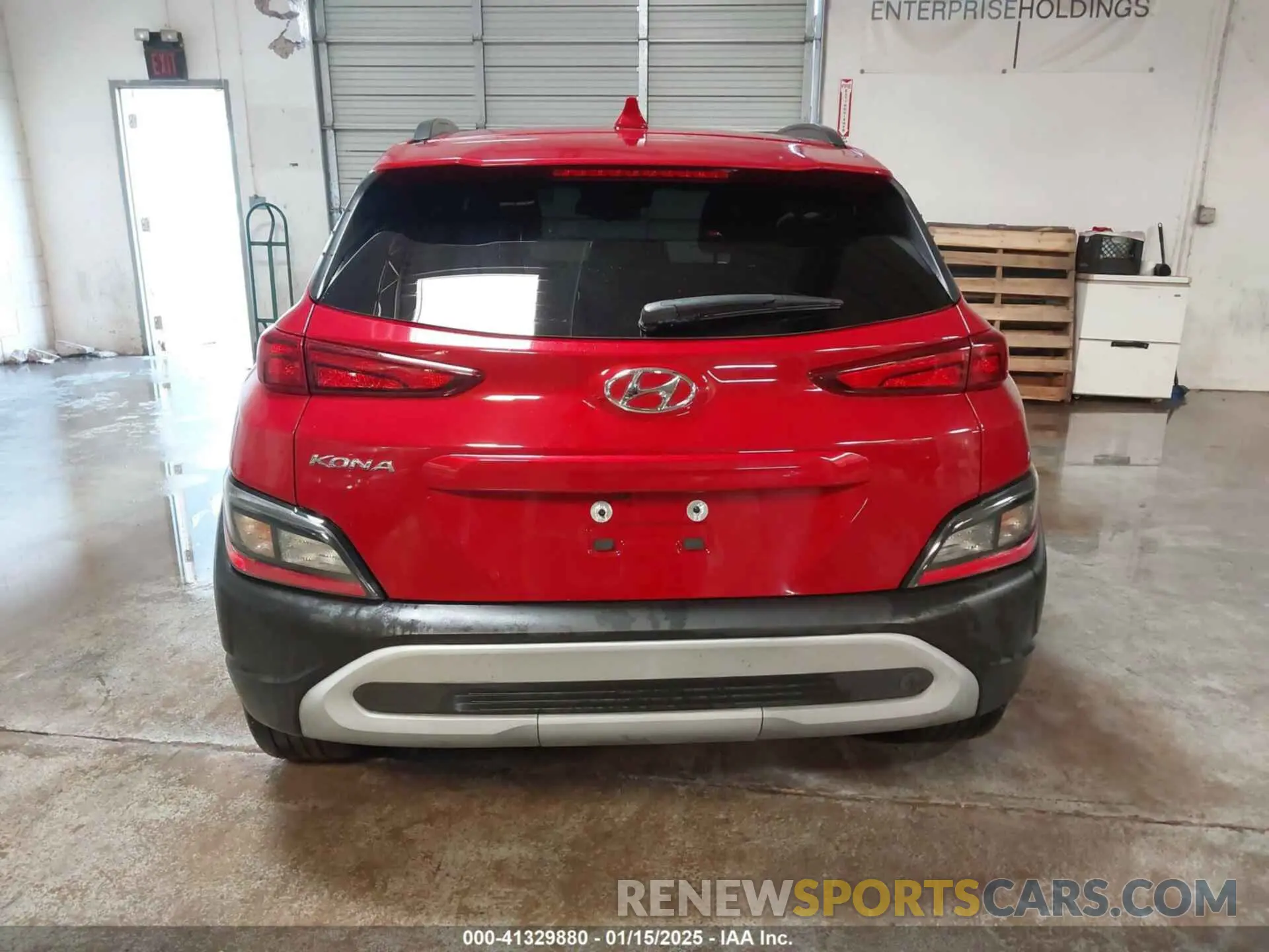 16 Photograph of a damaged car KM8K32AB7NU891234 HYUNDAI KONA 2022