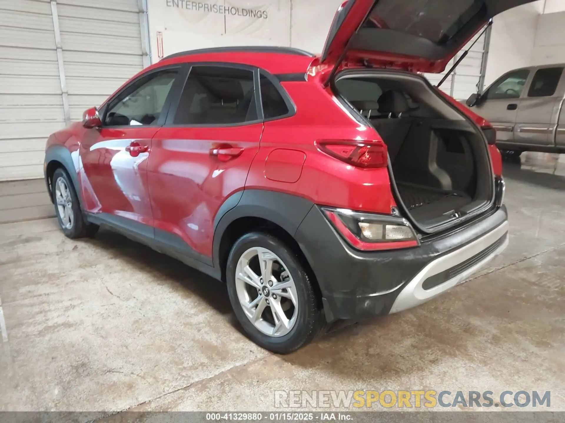 3 Photograph of a damaged car KM8K32AB7NU891234 HYUNDAI KONA 2022
