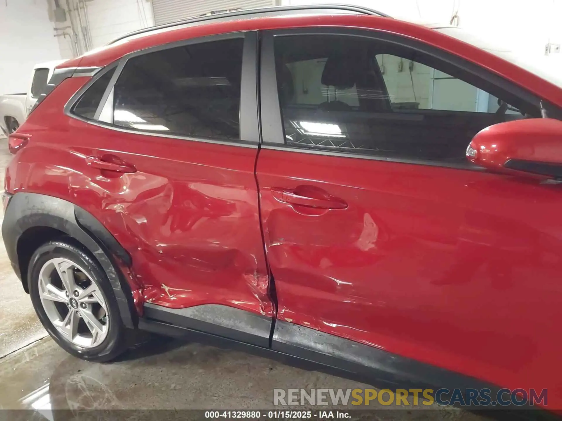 6 Photograph of a damaged car KM8K32AB7NU891234 HYUNDAI KONA 2022