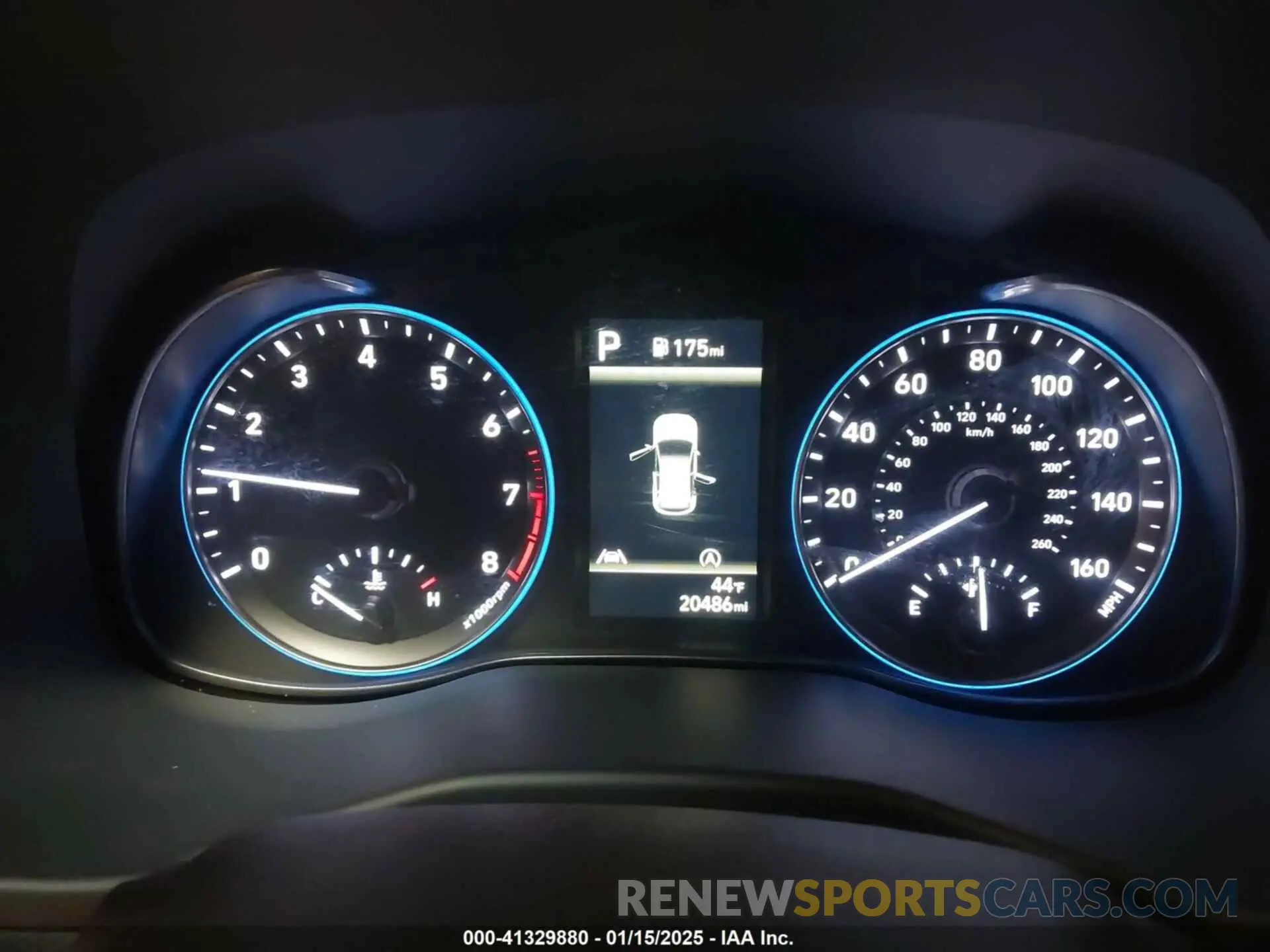 7 Photograph of a damaged car KM8K32AB7NU891234 HYUNDAI KONA 2022