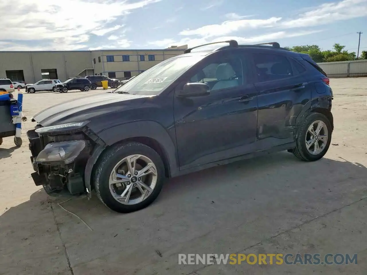 1 Photograph of a damaged car KM8K32AB8NU770714 HYUNDAI KONA 2022