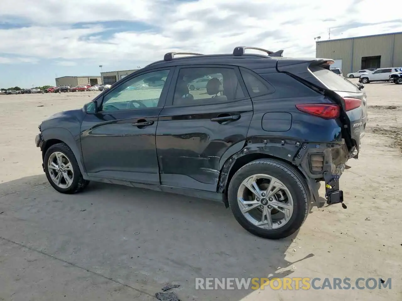 2 Photograph of a damaged car KM8K32AB8NU770714 HYUNDAI KONA 2022