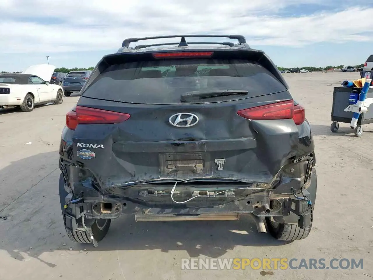 6 Photograph of a damaged car KM8K32AB8NU770714 HYUNDAI KONA 2022