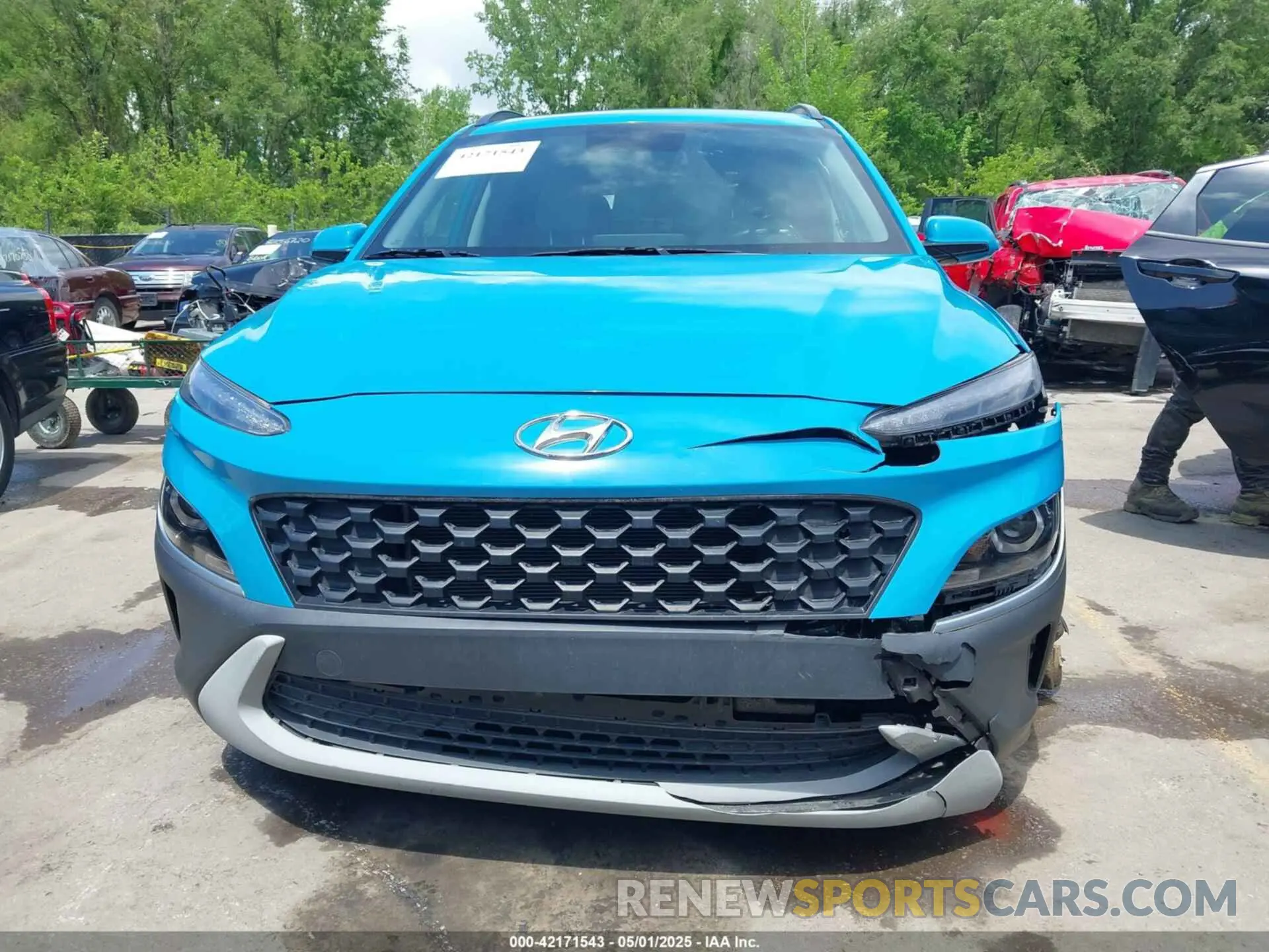13 Photograph of a damaged car KM8K32AB8NU770762 HYUNDAI KONA 2022